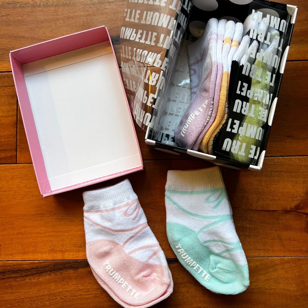 Trumpette 0-12M Ballerina Baby Sock Set 6 Pairs